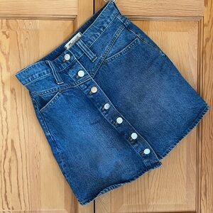 Madewell Jean Skirt